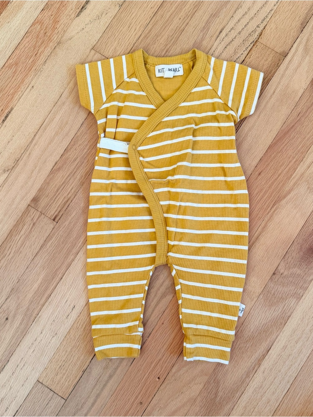 KIT + PEARL Stripe Baby One-Piece
